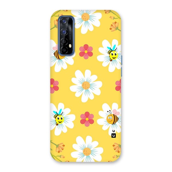 Happy Flowers Back Case for Realme 7