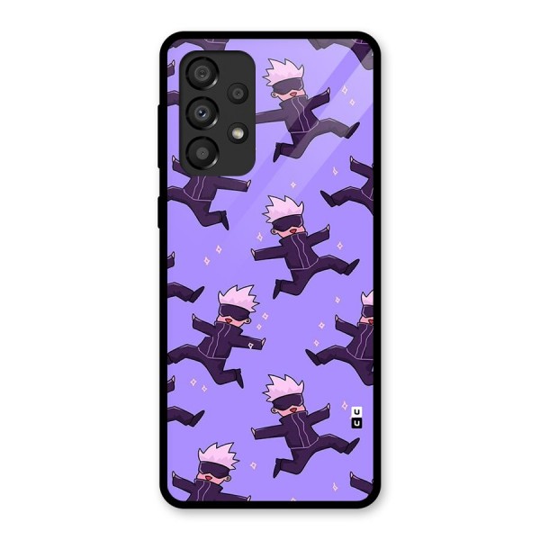 Happy Gojo Glass Back Case for Galaxy A33 5G