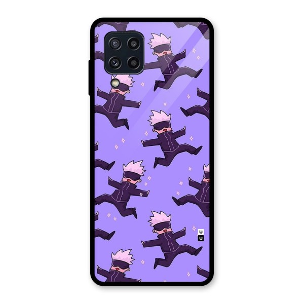 Happy Gojo Glass Back Case for Galaxy M32
