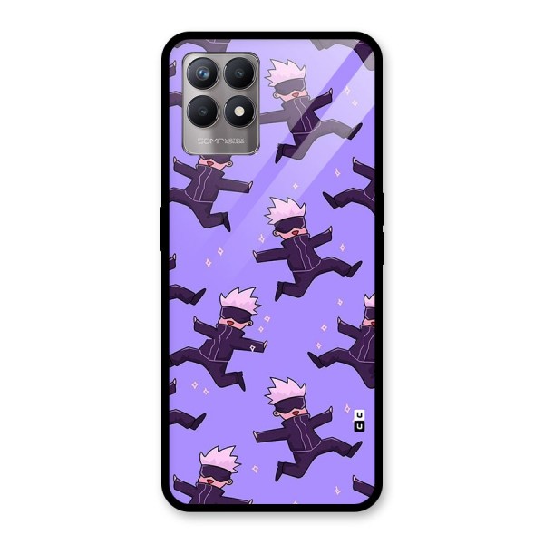 Happy Gojo Glass Back Case for Realme Narzo 50