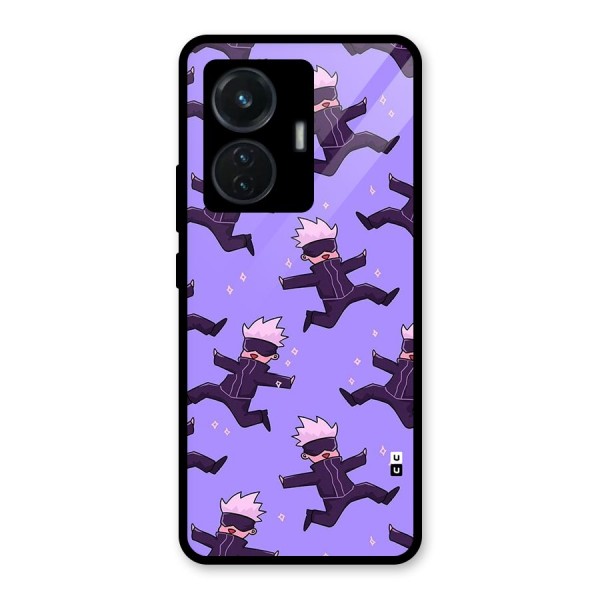 Happy Gojo Glass Back Case for iQOO Z6 44W