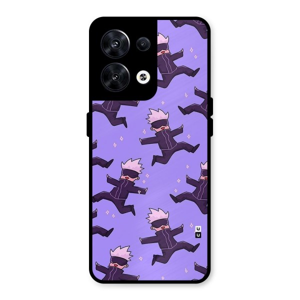 Happy Gojo Metal Back Case for Oppo Reno8 5G