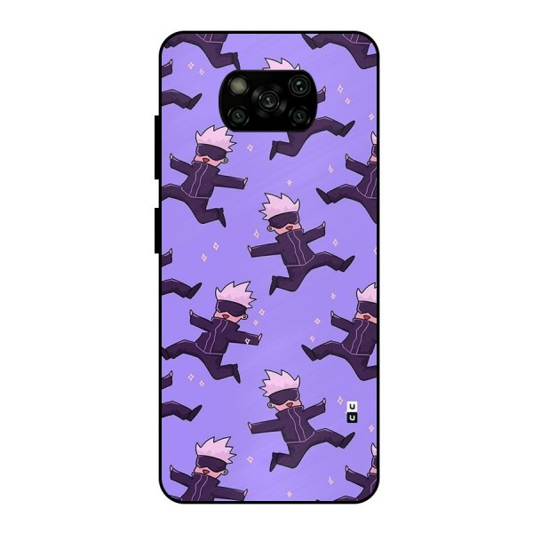 Happy Gojo Metal Back Case for Poco X3