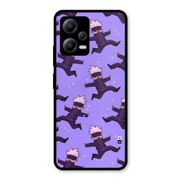 Happy Gojo Metal Back Case for Poco X5