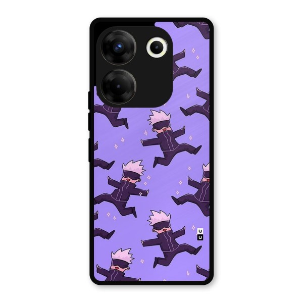 Happy Gojo Metal Back Case for Tecno Camon 20