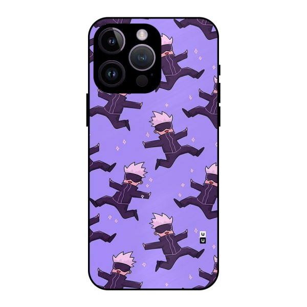 Happy Gojo Metal Back Case for iPhone 14 Pro Max