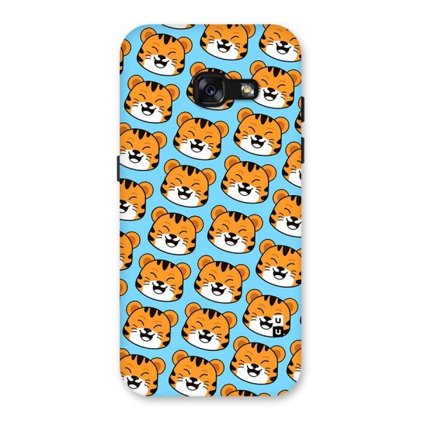 Happy Kitten Pattern Back Case for Galaxy A3 (2017)