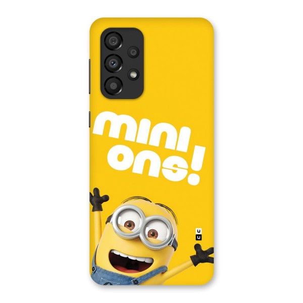 Happy Minion Back Case for Galaxy A33 5G