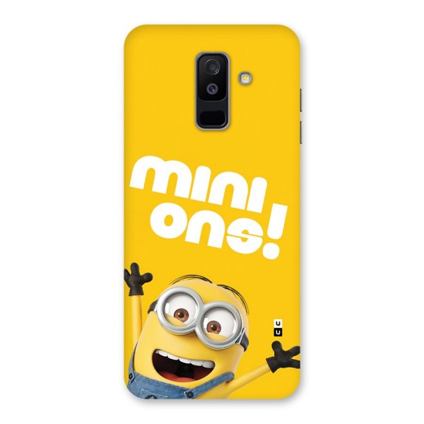 Happy Minion Back Case for Galaxy A6 Plus