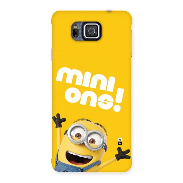 Happy Minion Back Case for Galaxy Alpha