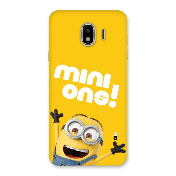 Happy Minion Back Case for Galaxy J4