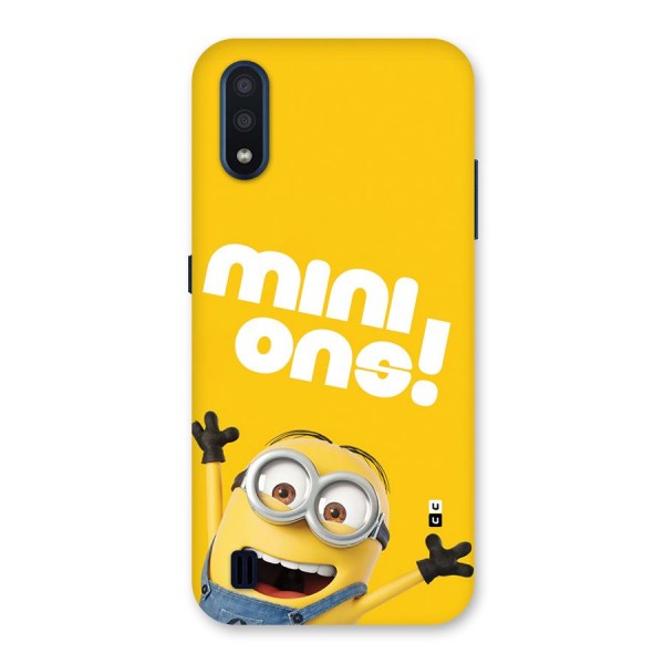 Happy Minion Back Case for Galaxy M01