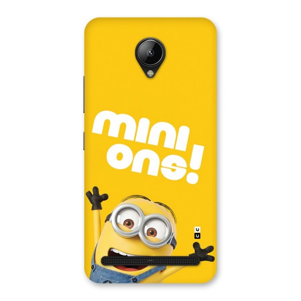 Happy Minion Back Case for Lenovo C2