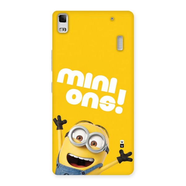 Happy Minion Back Case for Lenovo K3 Note