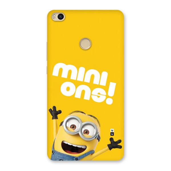 Happy Minion Back Case for Mi Max 2