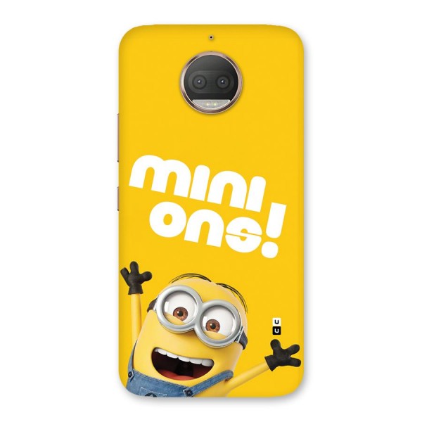 Happy Minion Back Case for Moto G5s Plus