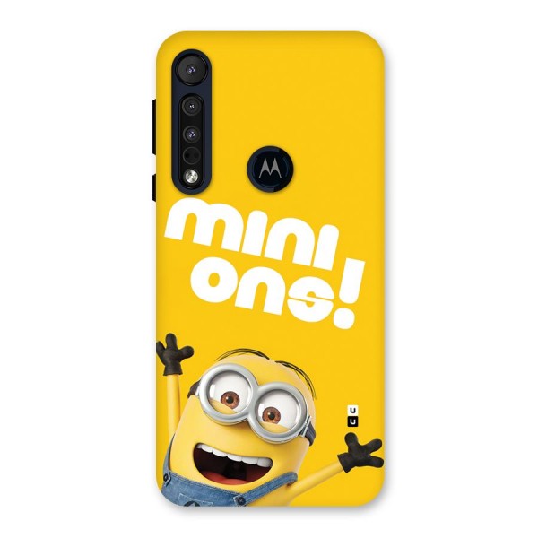 Happy Minion Back Case for Motorola One Macro