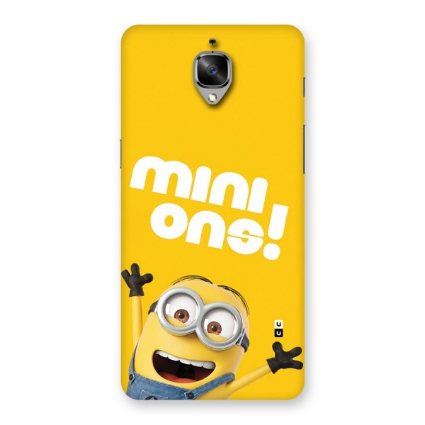 Happy Minion Back Case for OnePlus 3