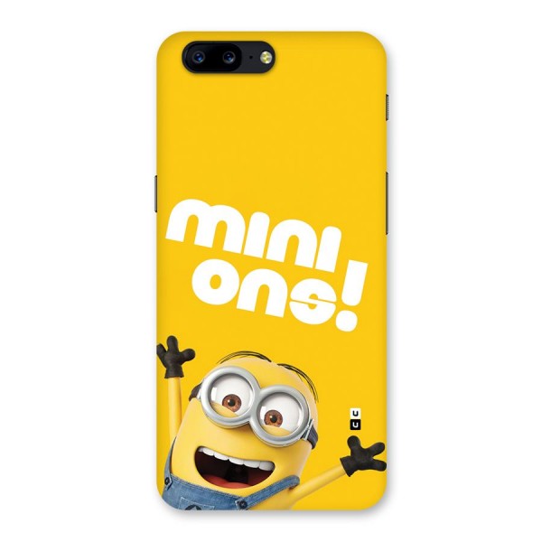 Happy Minion Back Case for OnePlus 5