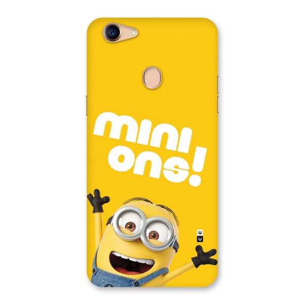 Happy Minion Back Case for Oppo F5
