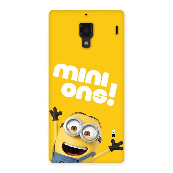 Happy Minion Back Case for Redmi 1s