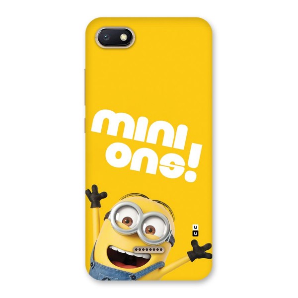 Happy Minion Back Case for Redmi 6A