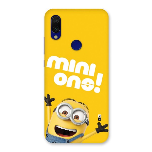 Happy Minion Back Case for Redmi 7