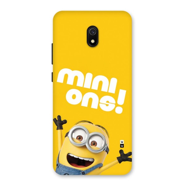 Happy Minion Back Case for Redmi 8A