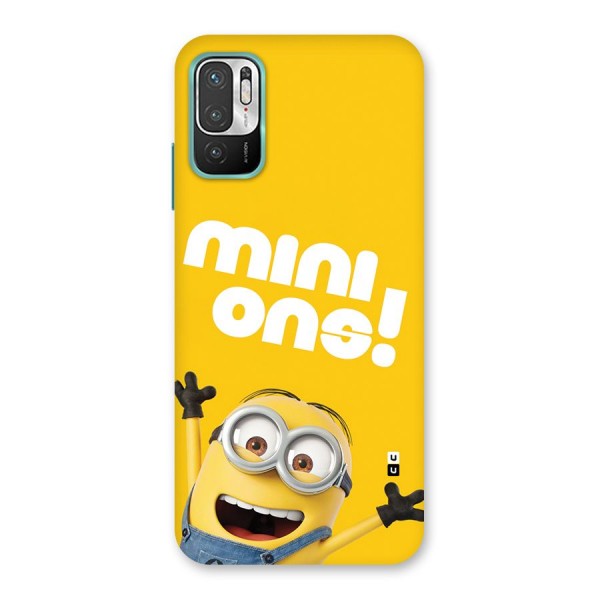 Happy Minion Back Case for Redmi Note 10T 5G