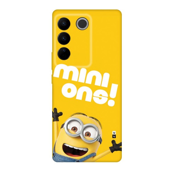 Happy Minion Back Case for Vivo V27