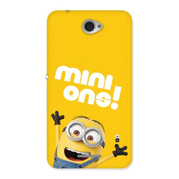 Happy Minion Back Case for Xperia E4