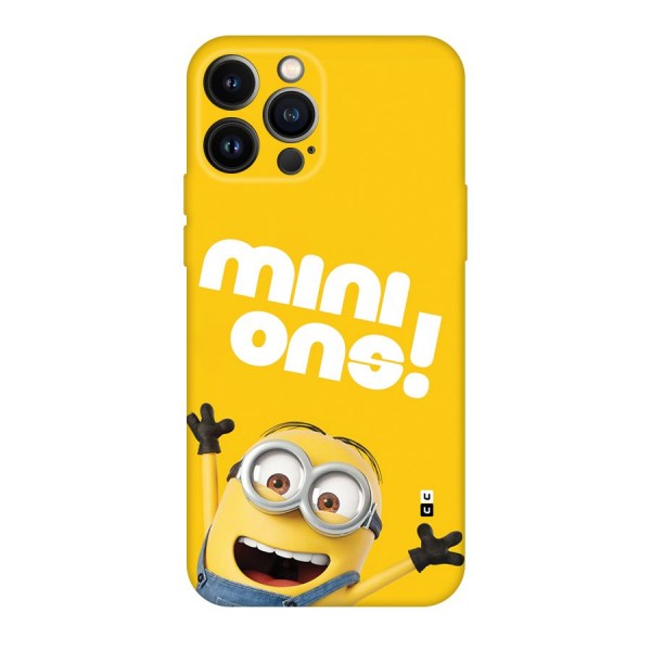 Happy Minion Back Case for iPhone 13 Pro Max