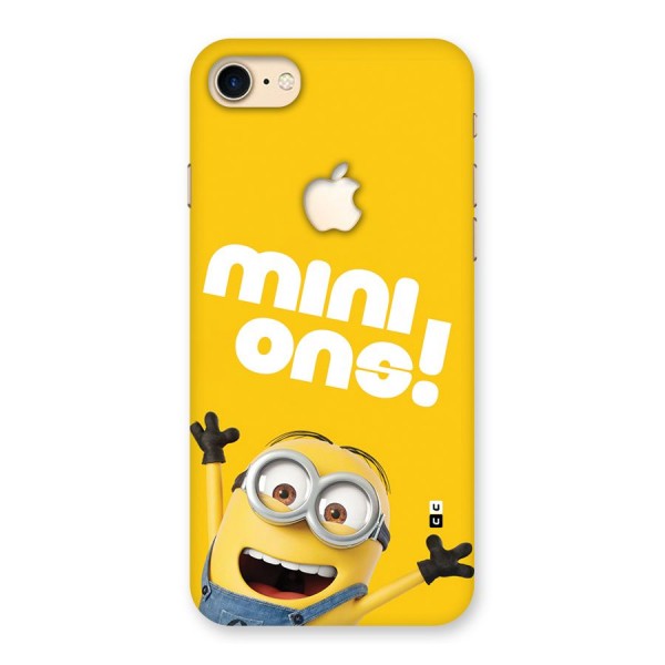 Happy Minion Back Case for iPhone 7 Apple Cut