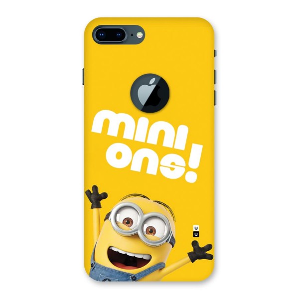 Happy Minion Back Case for iPhone 7 Plus Logo Cut