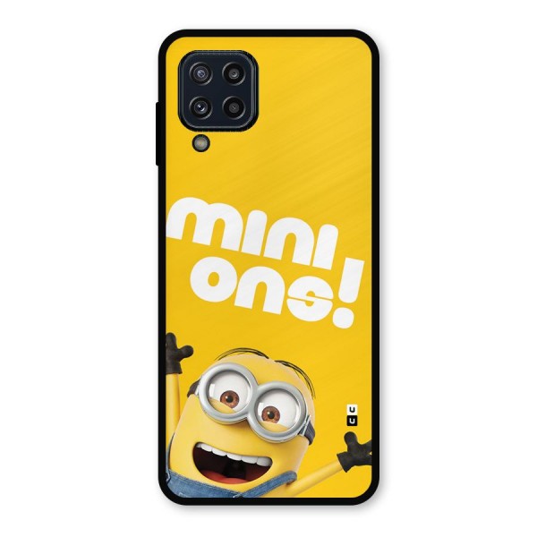 Happy Minion Metal Back Case for Galaxy M32