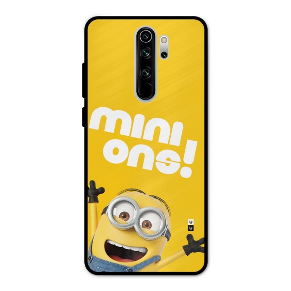 Happy Minion Metal Back Case for Redmi Note 8 Pro