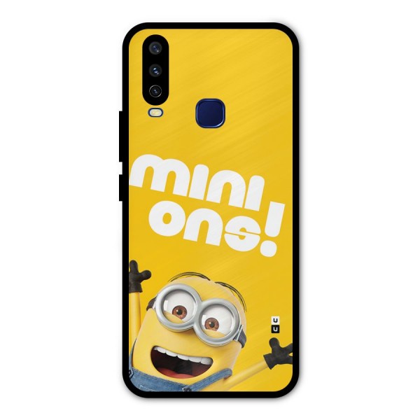 Happy Minion Metal Back Case for Vivo V17