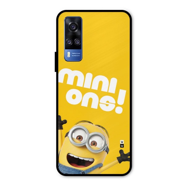 Happy Minion Metal Back Case for Vivo Y51A