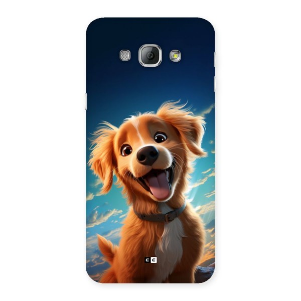 Happy Puppy Back Case for Galaxy A8