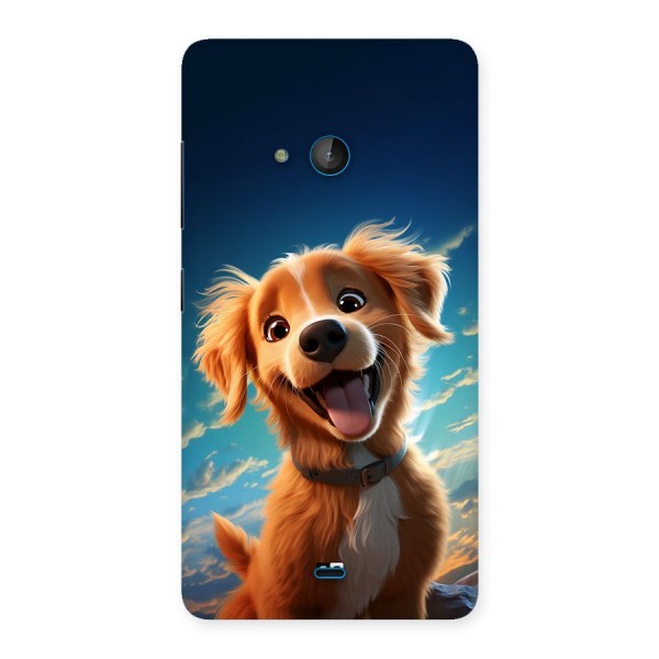 Happy Puppy Back Case for Lumia 540