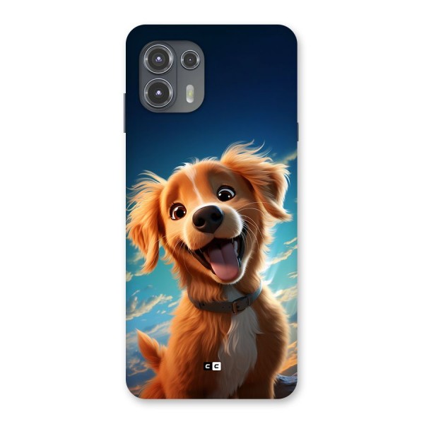 Happy Puppy Back Case for Motorola Edge 20 Fusion
