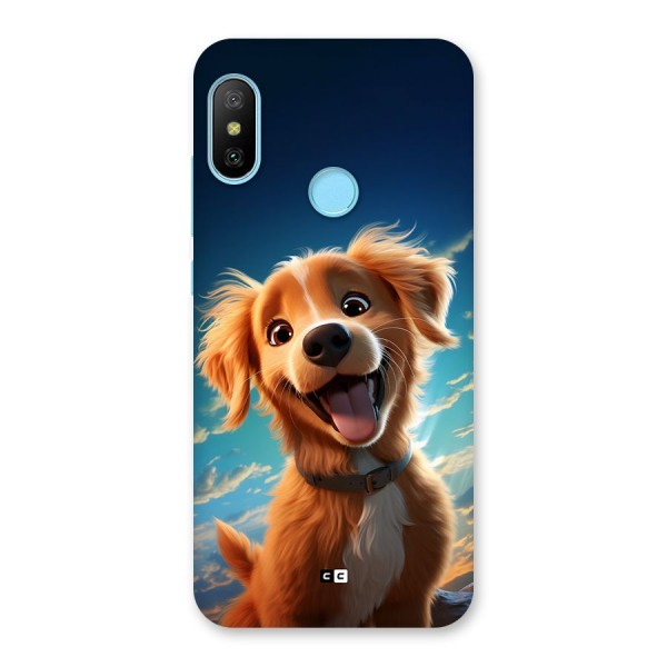 Happy Puppy Back Case for Redmi 6 Pro