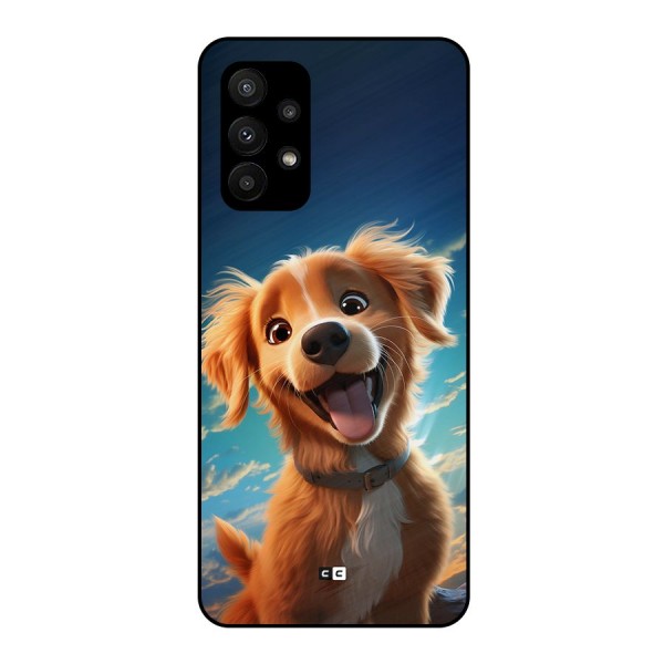 Happy Puppy Metal Back Case for Galaxy A23