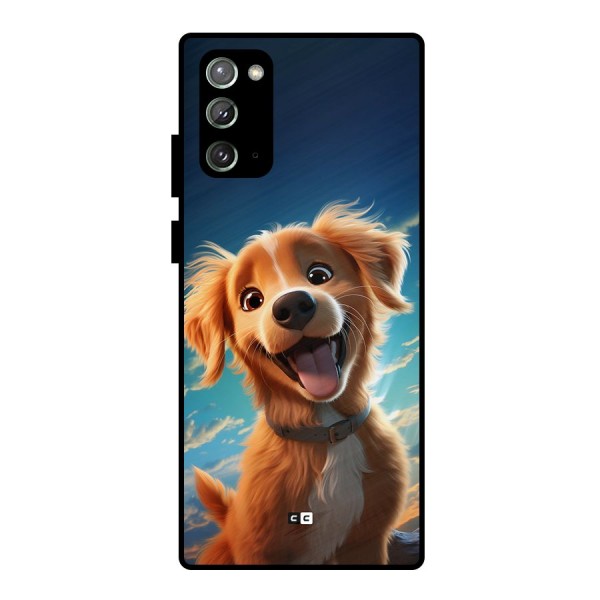 Happy Puppy Metal Back Case for Galaxy Note 20