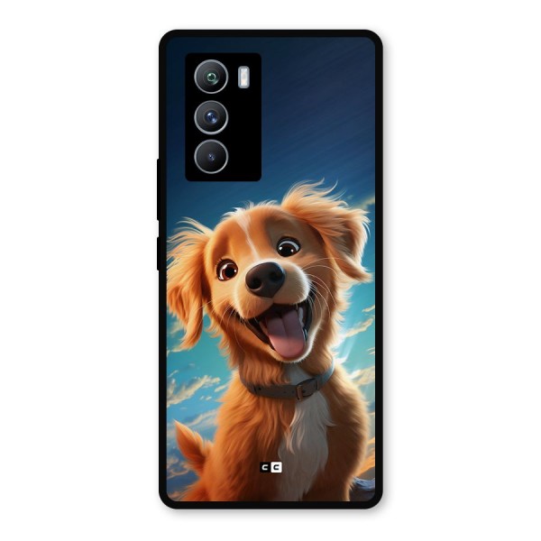 Happy Puppy Metal Back Case for iQOO 9 SE