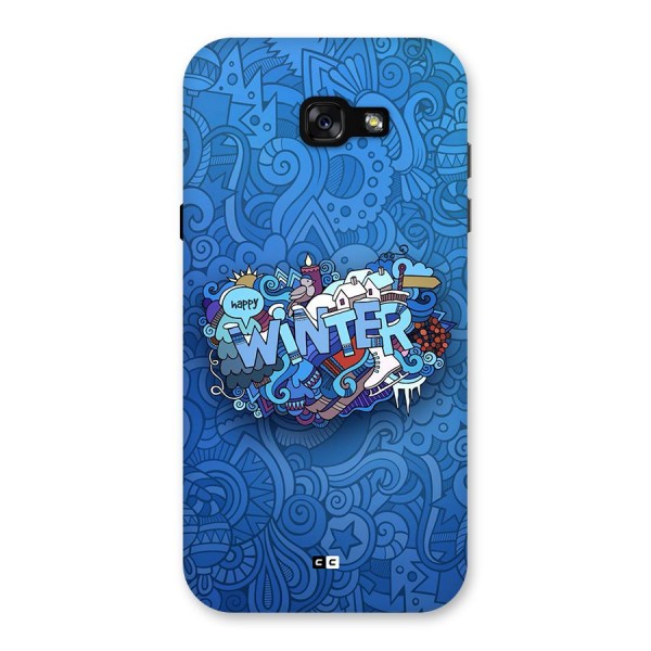 Happy Winter Back Case for Galaxy A7 (2017)