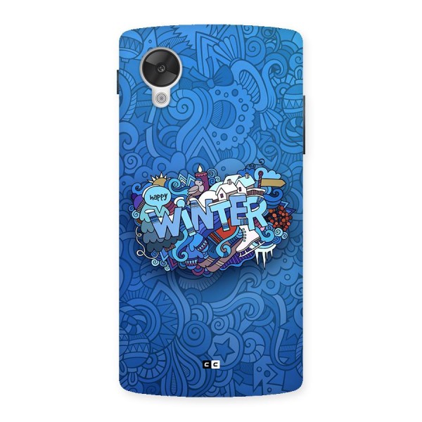 Happy Winter Back Case for Google Nexus 5