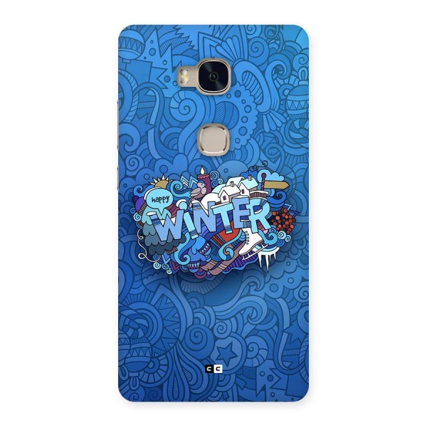 Happy Winter Back Case for Honor 5X