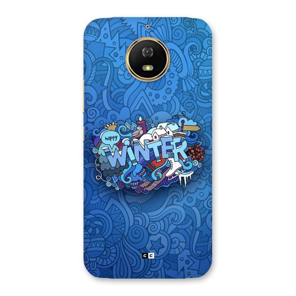 Happy Winter Back Case for Moto G5s