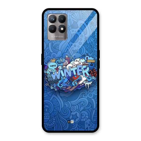 Happy Winter Glass Back Case for Realme Narzo 50